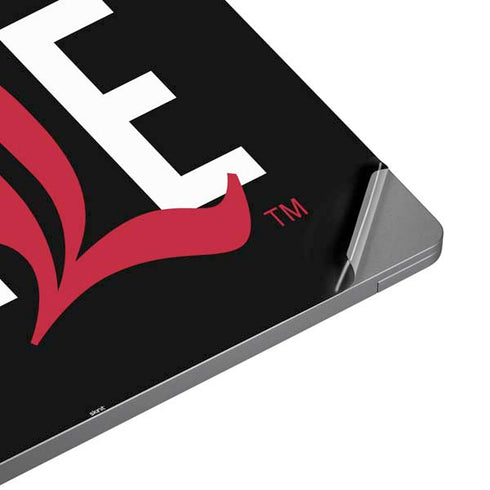 University of Louisville Black Background Laptop Skins